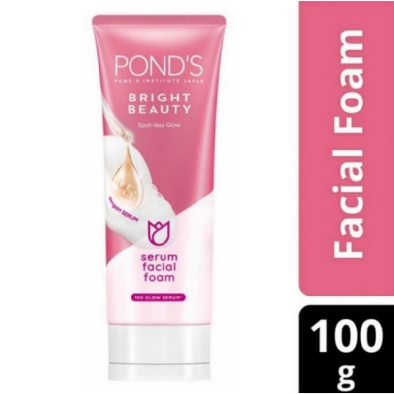 Ponds facial foam bright beauty 100g(kemasan baru)