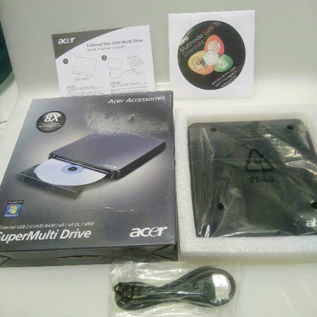 DVD-RW Acer 8x External Optical Drive MULUS  99% SEPERTI BARU, MURAHHH..