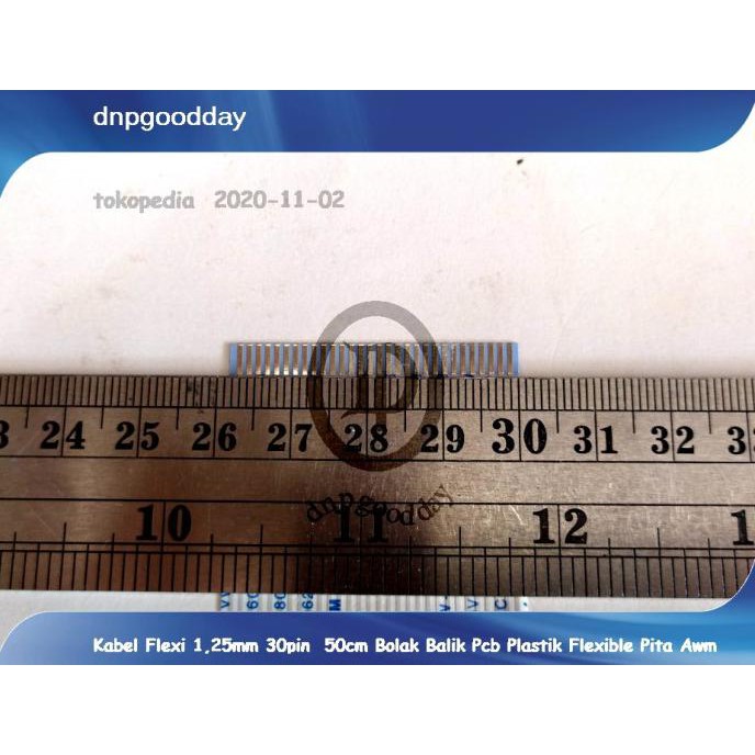 

Kabel Flexi 1,25Mm 30Pin 50Cm Bolak Balik Pcb Plastik Flexible Pita A Dnpgood11 Buru Order