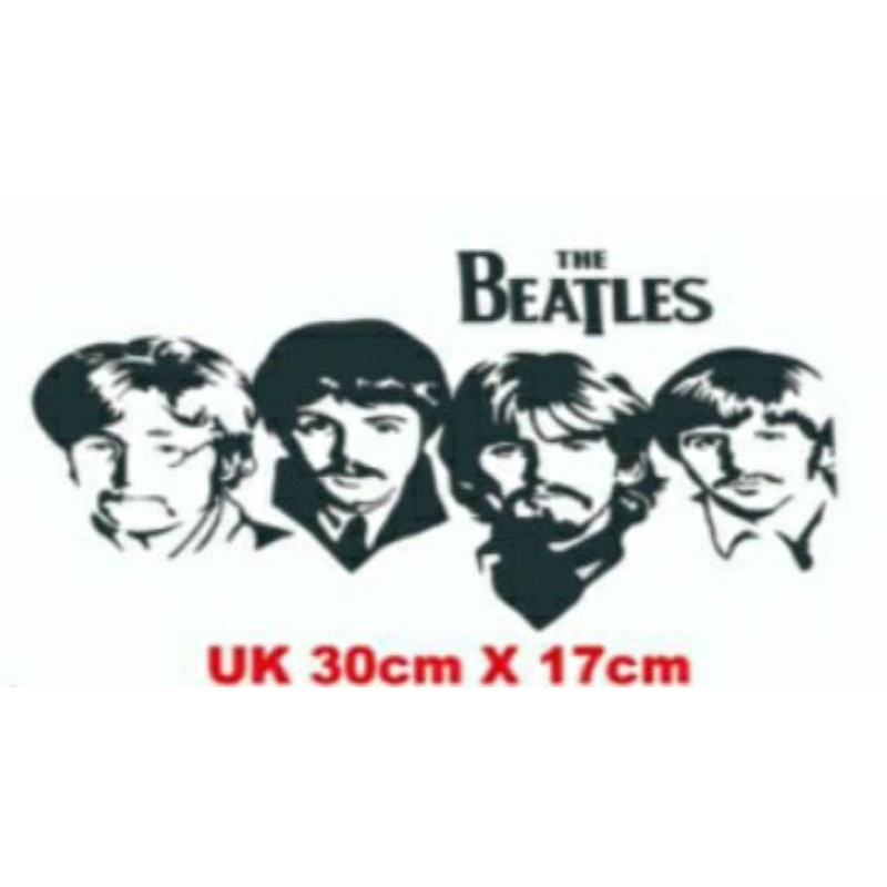 stiker THE BEATLES buat all Bodi