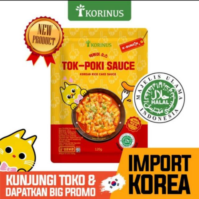 

Sauce TOKPOKI KORINUS 120gram