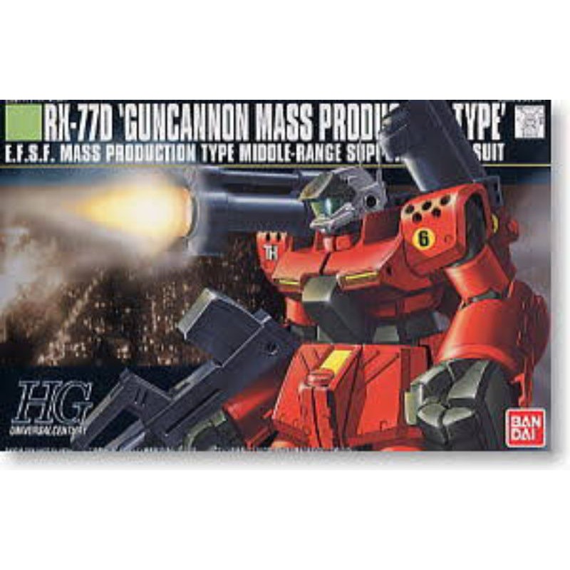 Bandai original HG 1/144 Gundam Guncannon Mass Production