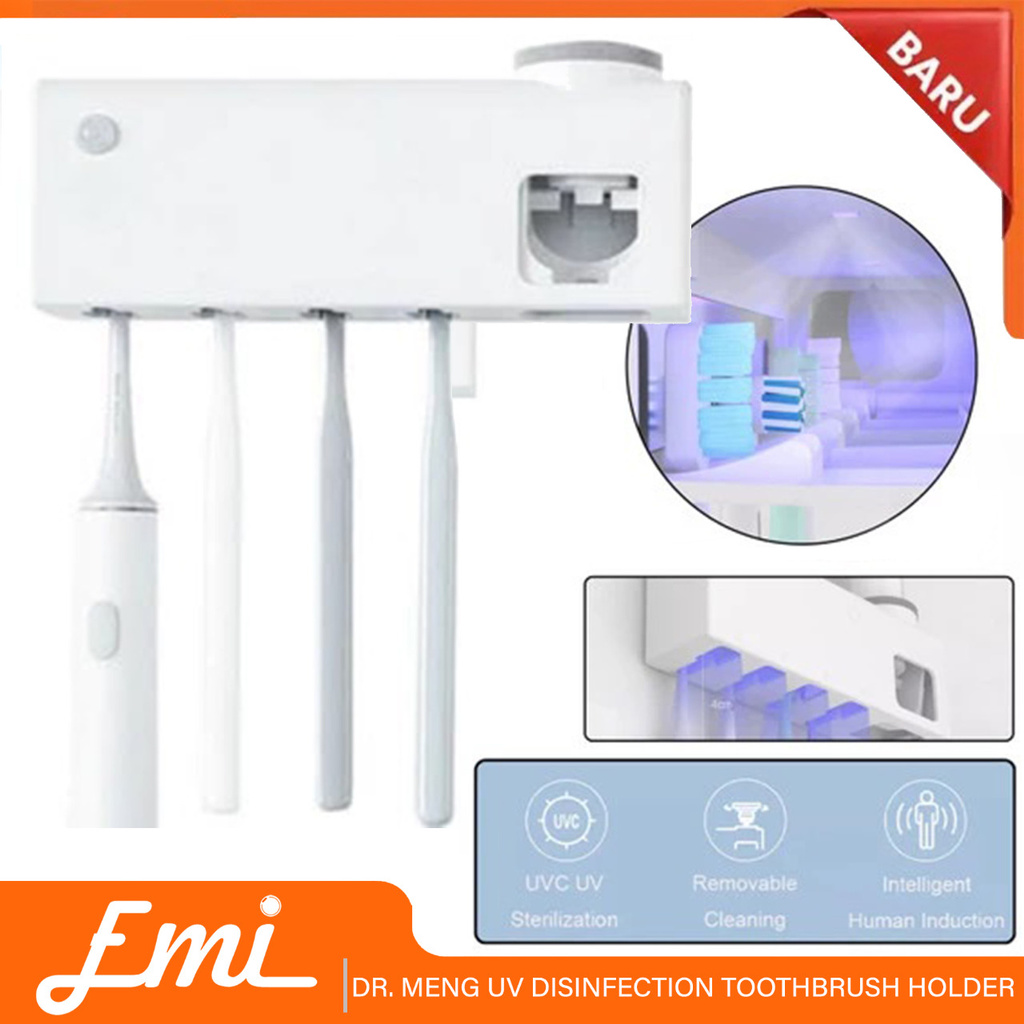 DR. MENG UV DISINFECTION TOOTHBRUSH HOLDER Rak Sikat Gigi