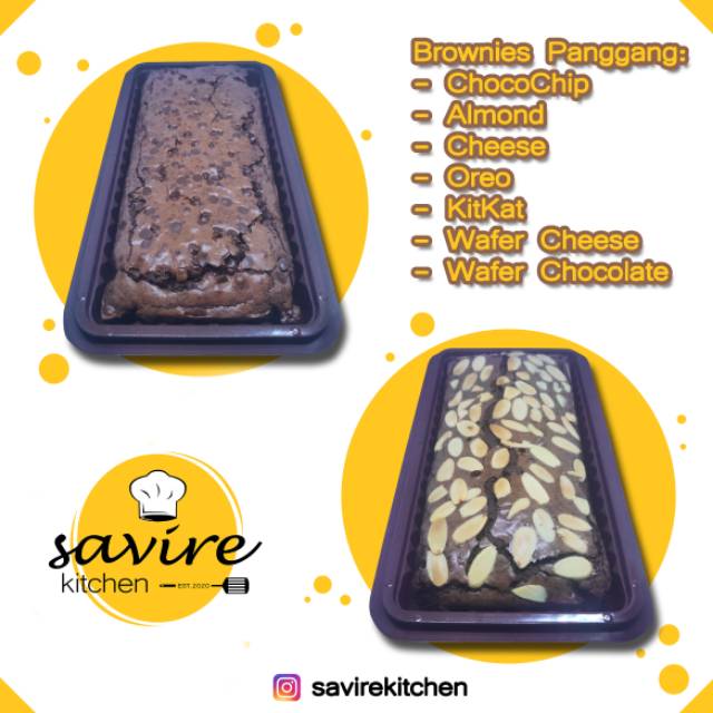 

Fudgy Brownies Savire Premium Topping