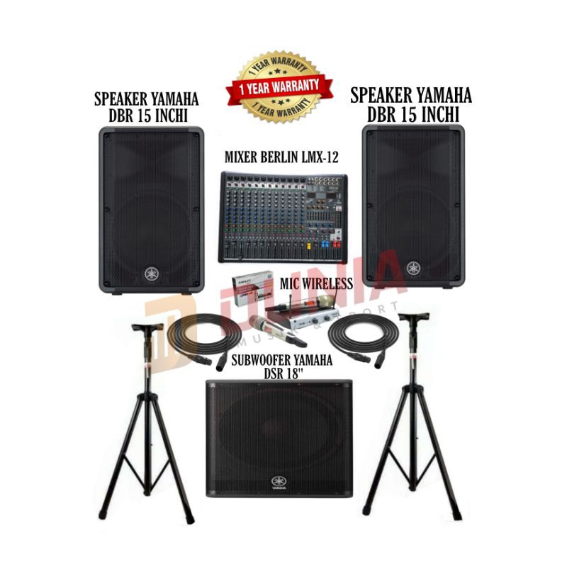 Paket SoundSystem Yamaha / Paket Meeting / Outdoor / Indoor I