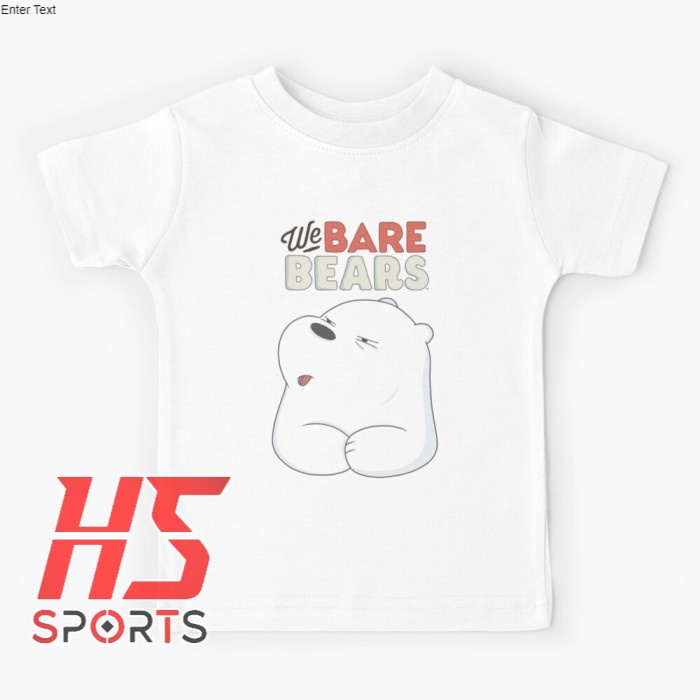 BAJU - KAOS WE BARE BEAR MOCKING MELET - TSHIRT WE BARE BEAR