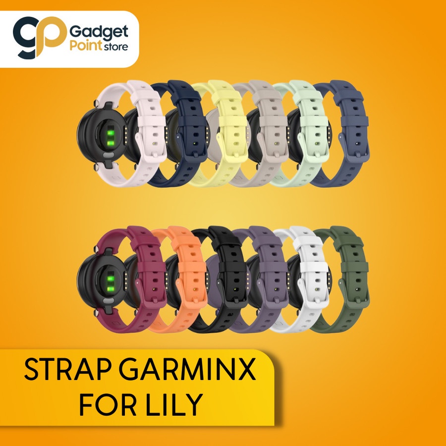 Strap GarminX Lily Silicon Tali Untuk Garmin Lily