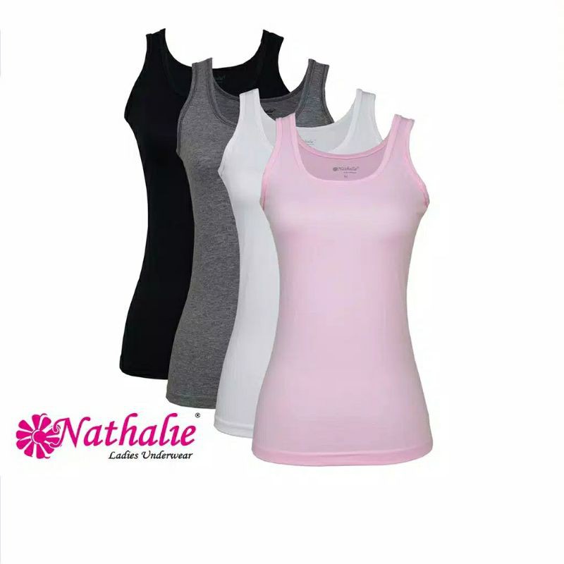 TANKTOP PREMIUM WANITA NATHALIE NTA750 / TANKTOP POLOS / 1PCS / TANKTOP TALI BESAR / TANKTOP WANITA-1