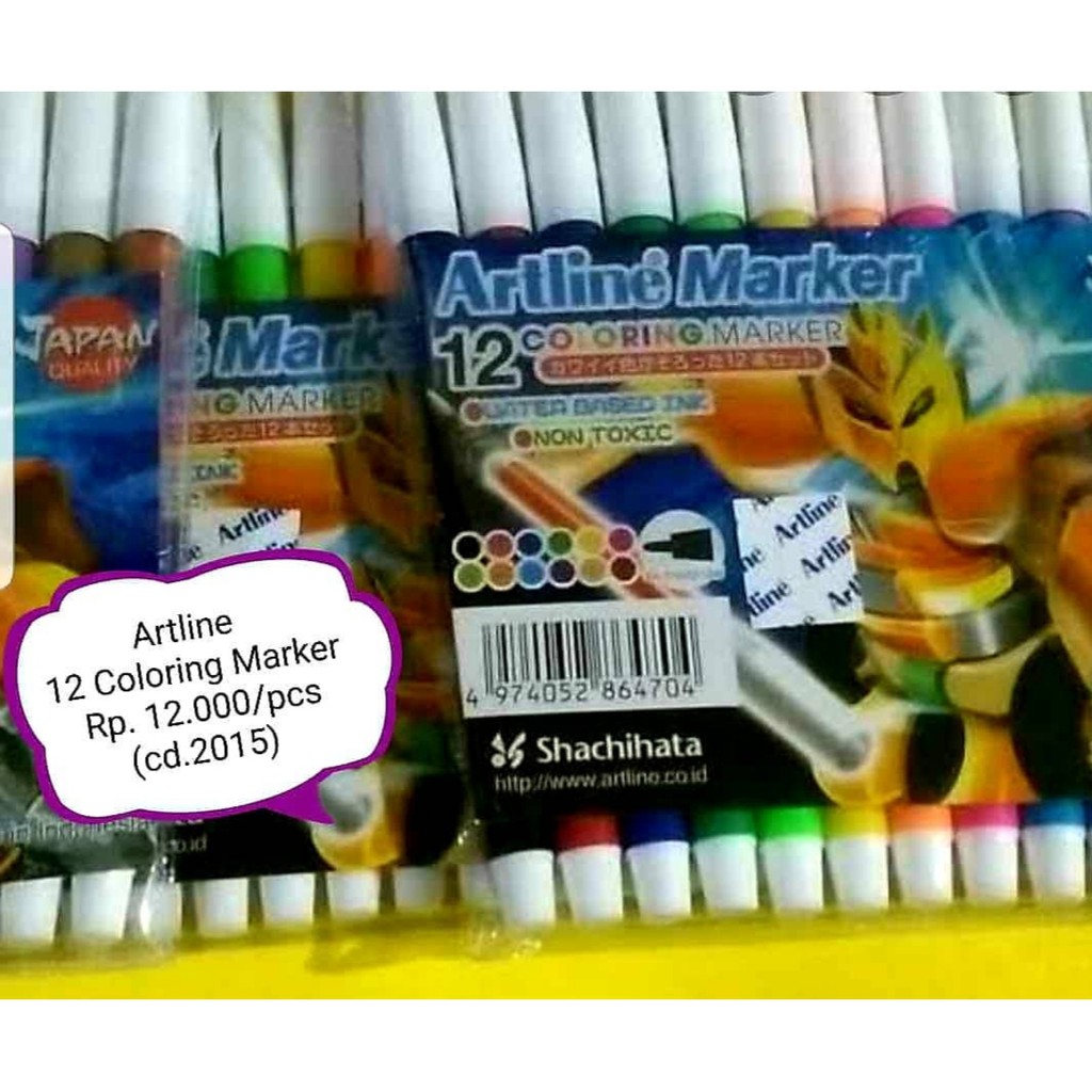 

Artline 12 coloring marker SALE