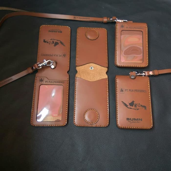 

Id Card Holder Kulit / Name Tag Custum Logo / Id Card Holder Flip