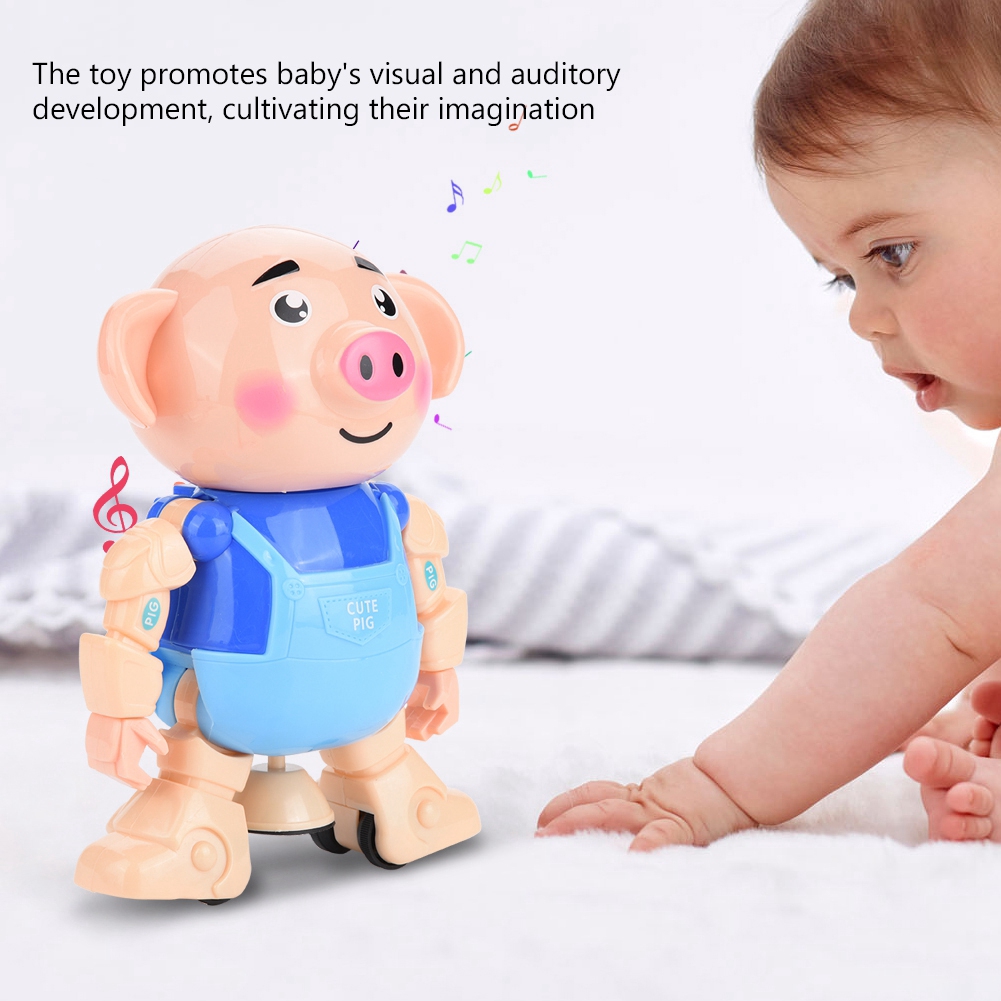 Adorable Berputar Kartun Babi Lucu Menari Elektronik Bergerak Adorable Berputar Kartun Babi Lucu Menari Elektronik Bergerak