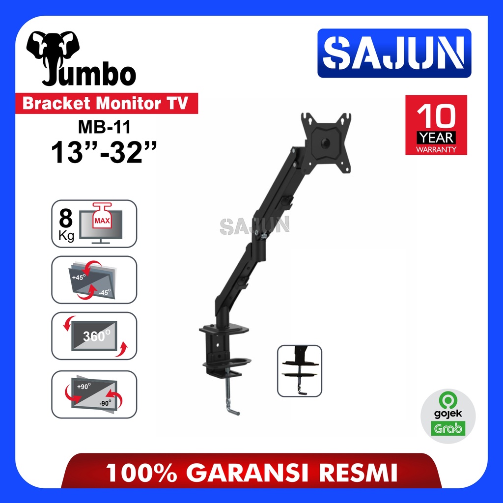 JUMBO Bracket Monitor TV 13-32 Inch Bracket Meja MB-07 / MB-08 / MB-11