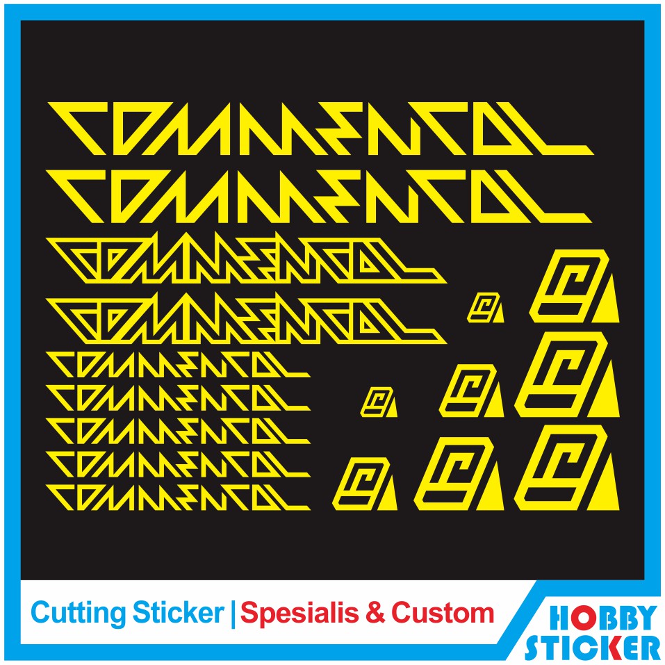 Decal Frame Commencal Sticker MTB Stiker Sepeda Custom Decal Frame Commencal Sticker MTB Stiker Sepeda Custom