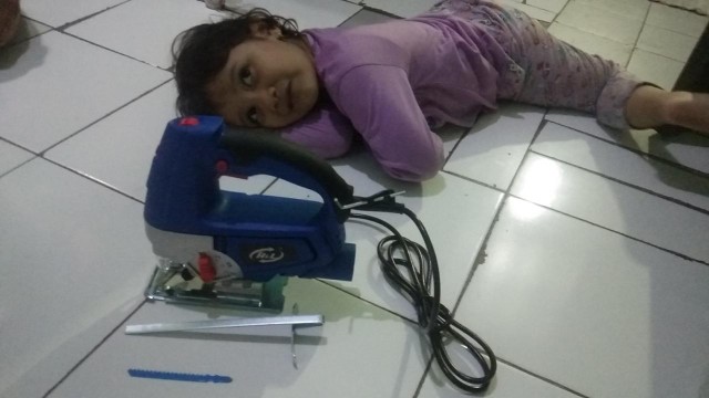 Mesin Gergaji Jigsaw Potong Triplek Hl 6188+ Laser Variable Speed