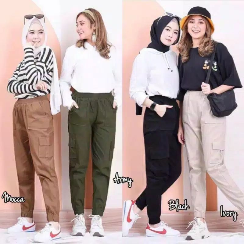 JOGGER CARGO INNA PANT CELANA WANITA