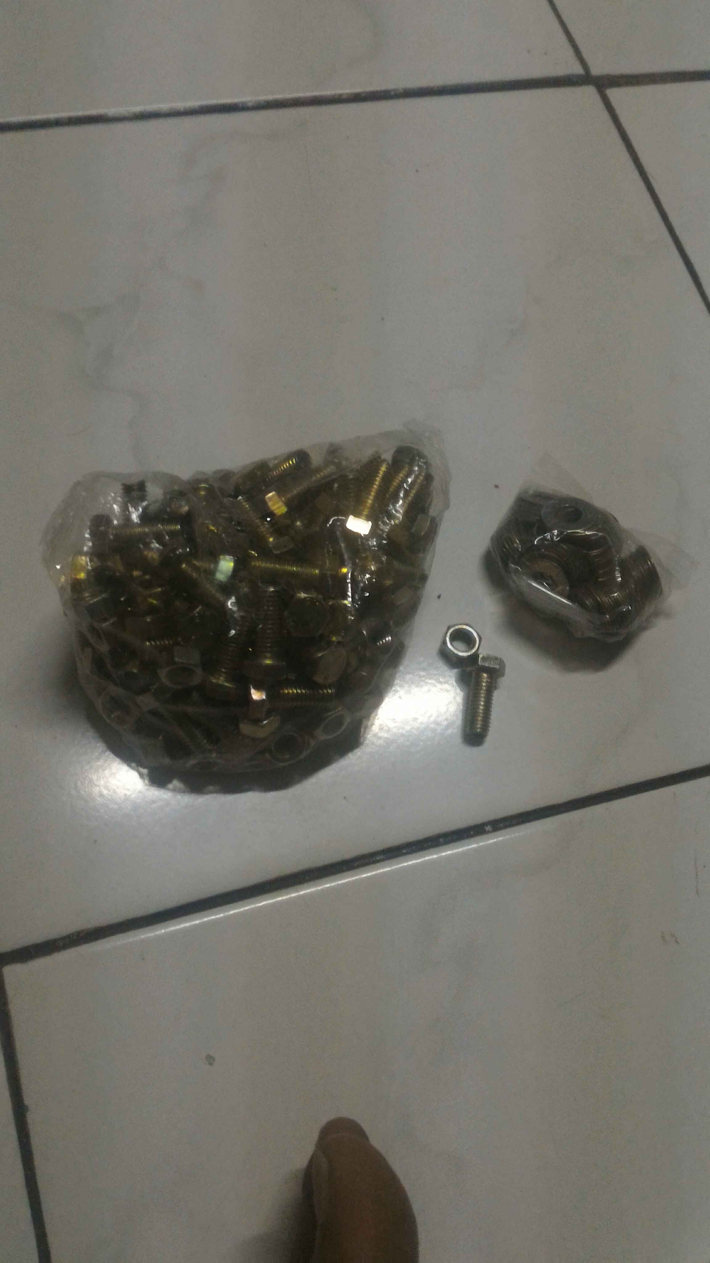 Baut Mur Kuning - Bmk M8 X 20 Mm