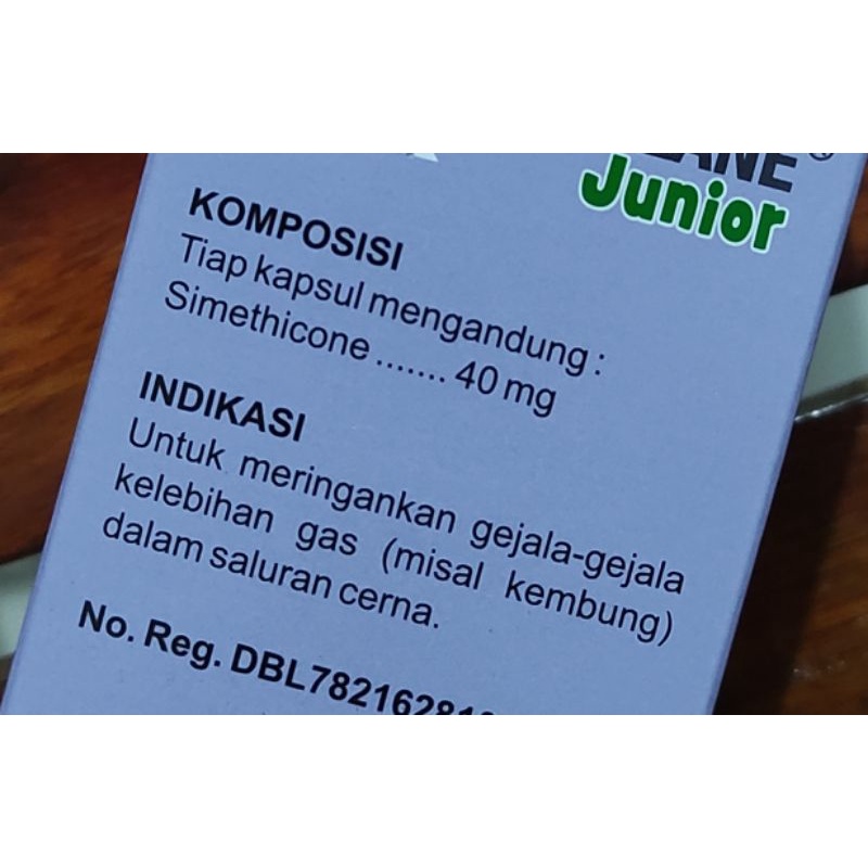 Polysilane Granule Junior 60 Kapsul / Mengatasi Perut Kembung / Sendawa