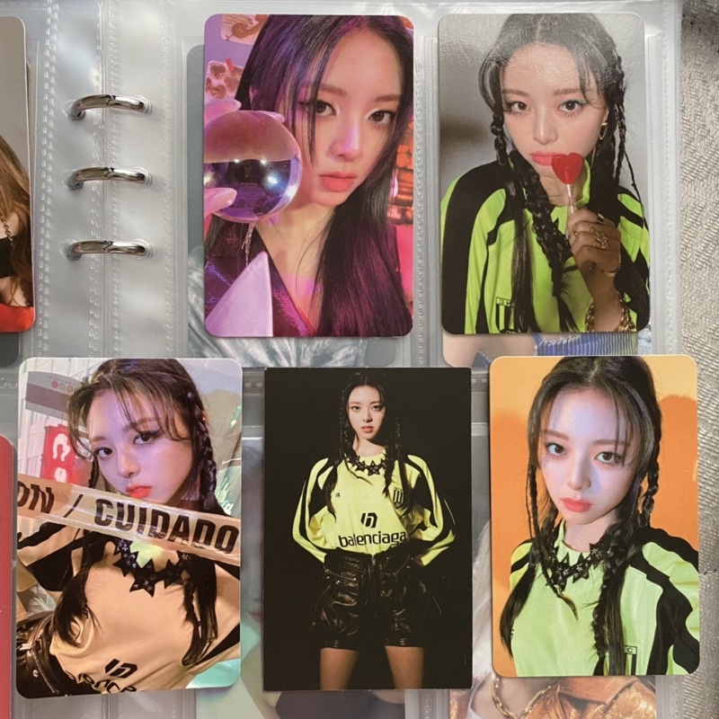 itzy yuna guess who photocard SET hidden card pc