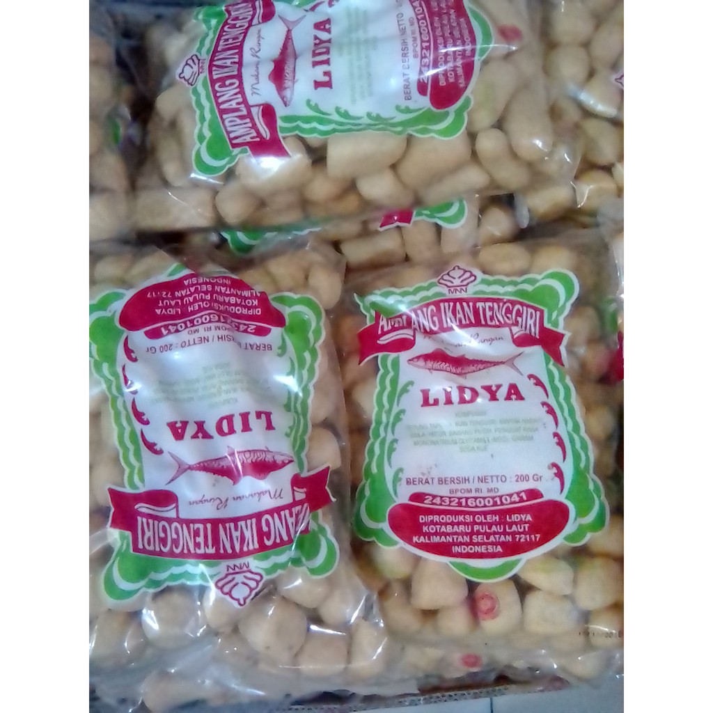 Amplang Ikan Tenggiri Lidya Khas Kalimantan 200g