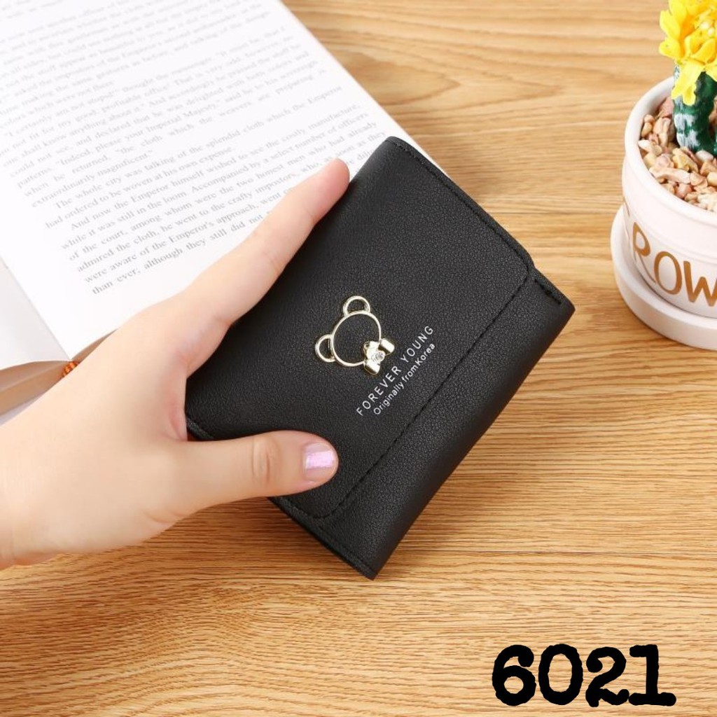 (COD) Dompet Lipat Pendek Warna Warni Forever Young / Wallet Women MALL SHOPPING-6021