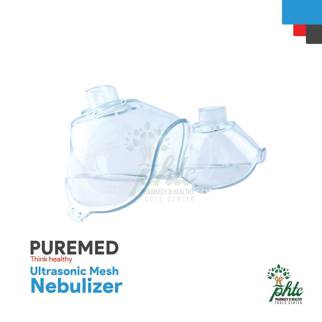 PUREMED Ultrasonic Mesh Nebulizer l Nebul Portable l Alat uap Nebulizer Portabel