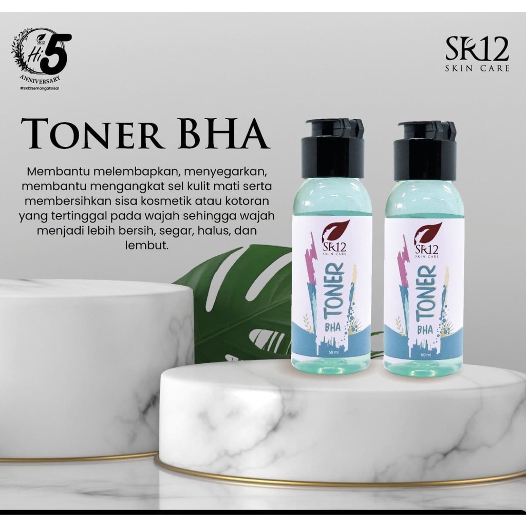 TONER AHA BHA SR12 untuk WAJAH FLEK HITAM BRUNTUS JERAWAT BATU