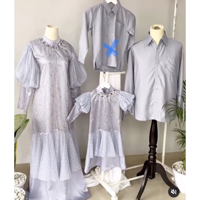 Ready Family set floo_fashion mewah realpict untuk lebaran