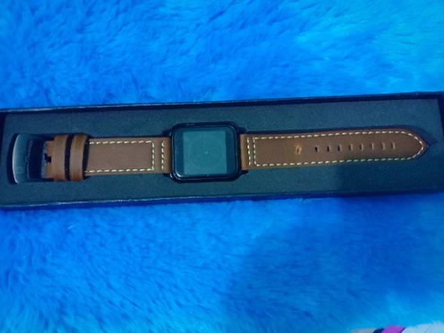 Jam tangan trendy terbaru apple watch tali cokelat kw kademan preloved