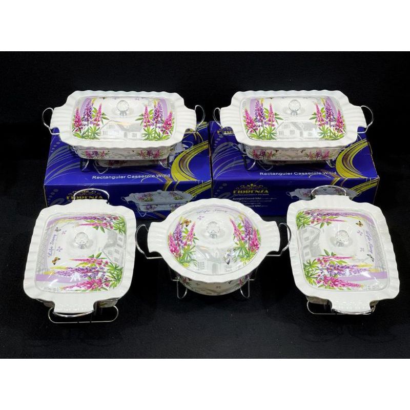 Set Prasmanan Fiorenza Lavender isi 5pcs