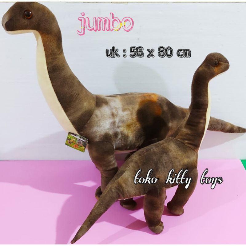 BONEKA BRONTOSAURUS JUMBO DINOSAURUS BRACHIOSAURUS