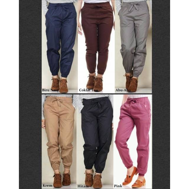 Joger Pant Katun / Jogger Pants Cotton Stretch /  Celana Joger Katun / Celana Jogger Katun