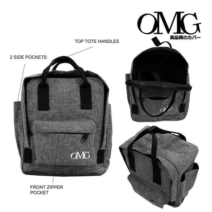 Mini Ransel Backpack Tas Punggung Kecil imut Wanita OMG Waterproof