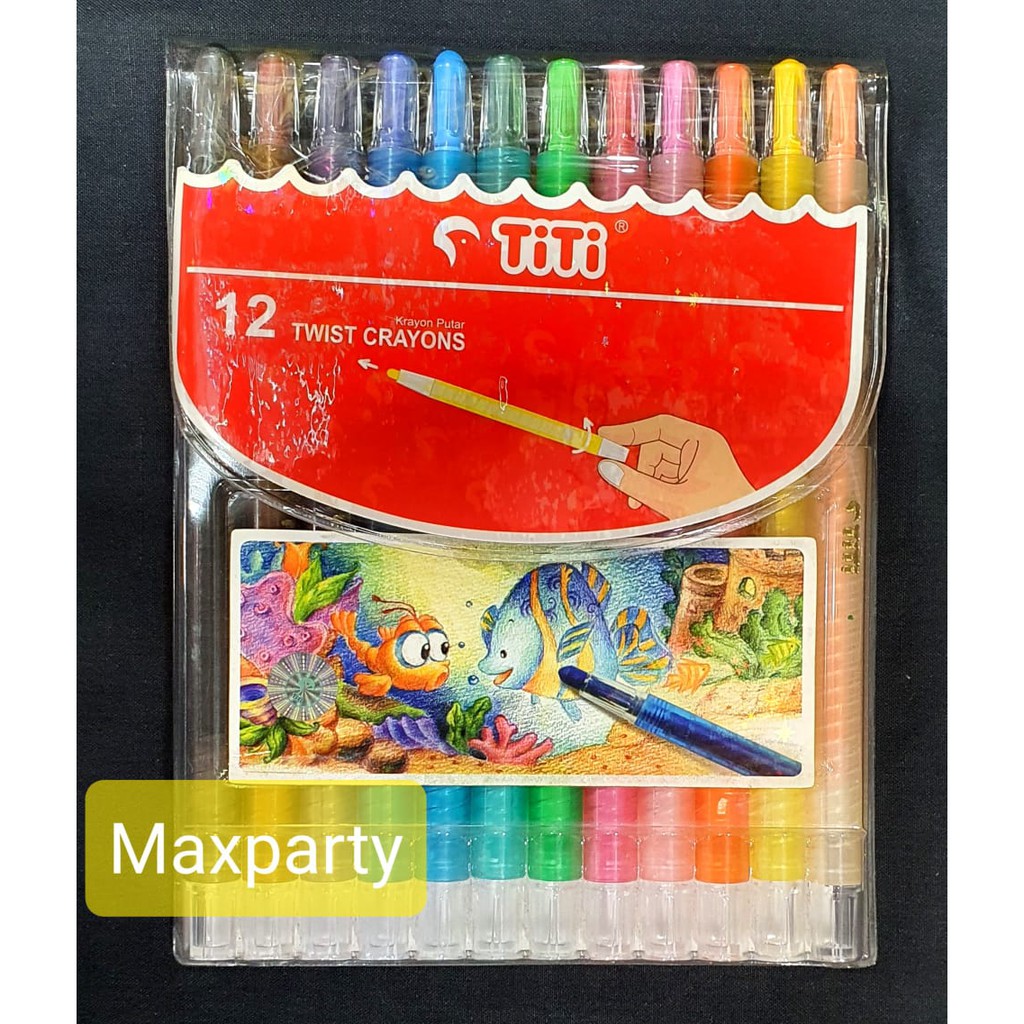 

Krayon Putar Titi 12 Twist Crayons TI-CP-12T