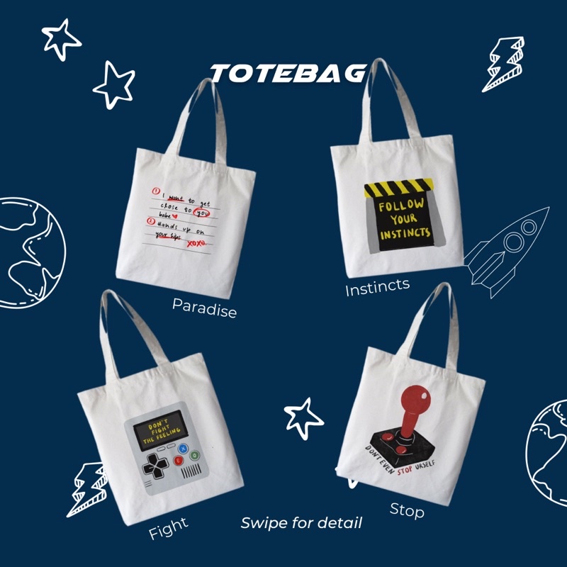 EXO DON'T FIGHT THE FEELING TOTEBAG