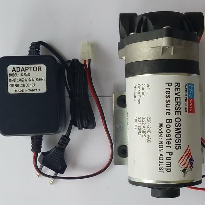 Mesin Pompa Ro Micron 24Volt Pompa Booster Reverse Osmosis