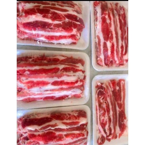 

daging sapi shortplate