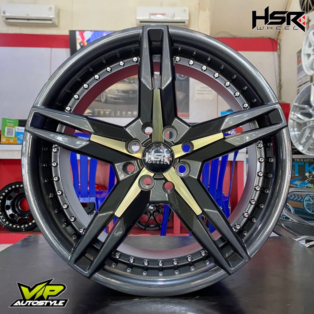 Velg Mobil Suzuki Swift Baleno Ignis Ring 17 Pelek Racing Murah HSR KEUNIKAI Bukan Velg Enkei RPF1 B