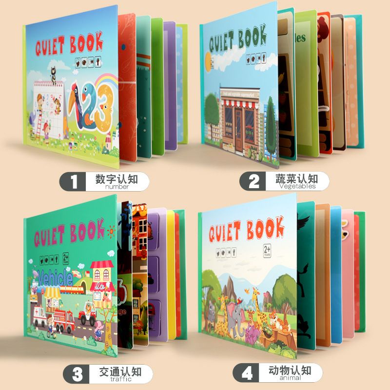 QUIET BOOK/BUSY BOOK/BUKU AKTIVITAS VELCRO ANAK/KIDS ACTIVITY BOOK