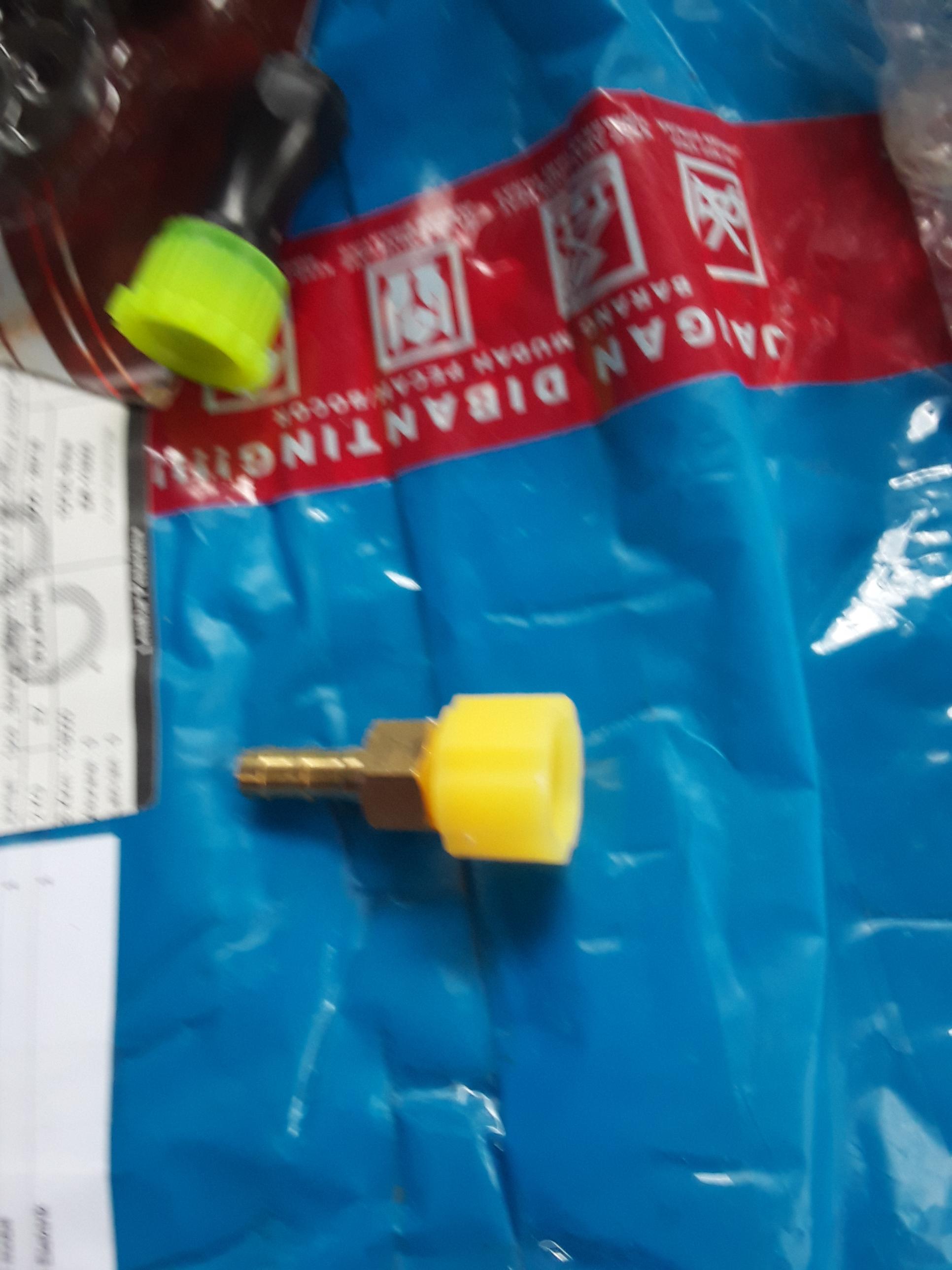 Konektor Plastik Plus Nepel Selang Betina Conector Pompa Steam Stim Drat Alat Cuci Motor