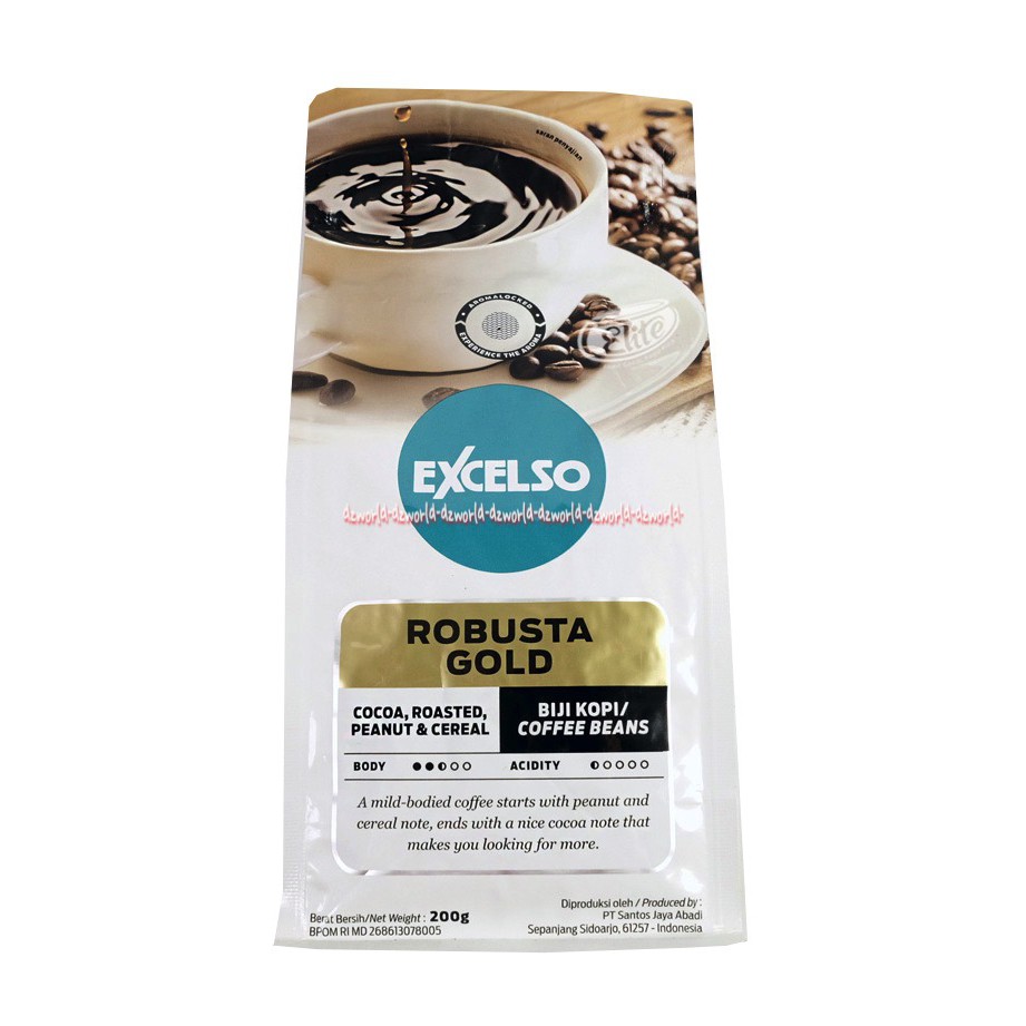 Excelso Robusta Gold Bold Smoky Kopy Exelso Ecelso Bold Smoky 200ml Shopee Indonesia