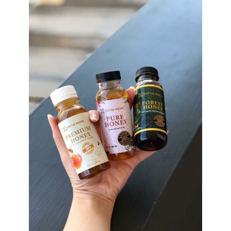

Travel pack (100ml) - PREMIUM HONEY/FOREST HONEY/PURE HONEY