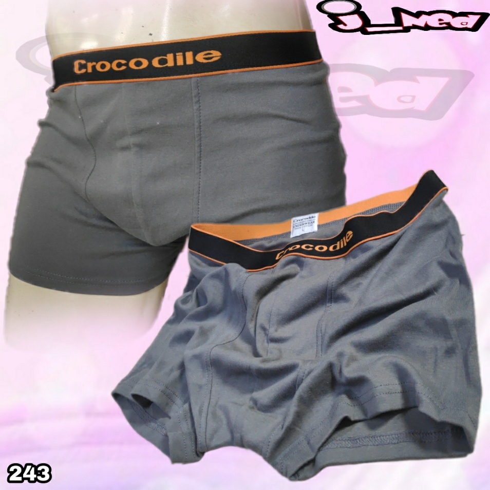 J243 - BOXER PRIA CROCODILE SIZE S - XL HARGA PER BOX ISI 1 PCS