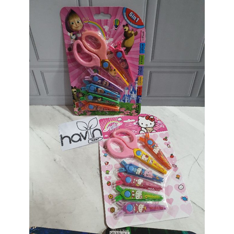 GUNTING BTS BT 21 atau UNICORN/SCISSORS/gunting fancy anak-GERIGI CEWE