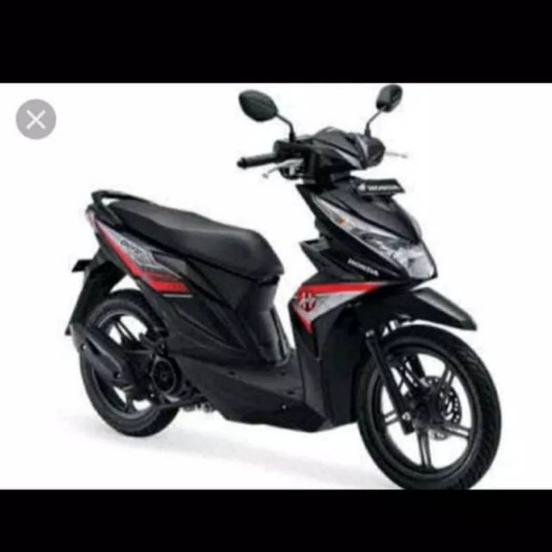 asr-Mica kaca lampu stop plus sen belakang honda beat street beat eco NEW 2016/2017/2018/2019