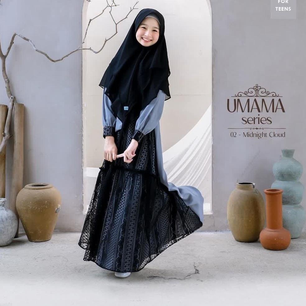 syar'i kids umur 9-10 tahun/ baju anak perempuan 9 tahun /gamis anak muslimah modren / gamis anak mu