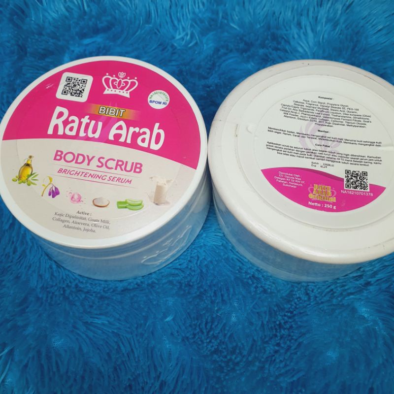 SCRUB BIBIT RATU ARAB / LULUR RATU ARAB