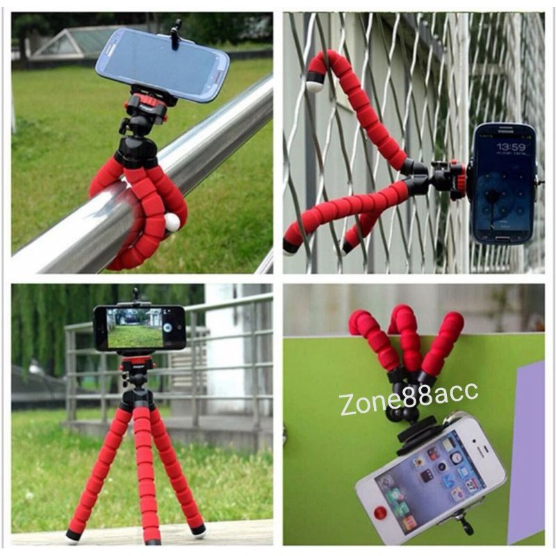 Tripod Spider Mini Fleksibel Guritapod Smartphone Kamera Desktop Universal Free Holder U