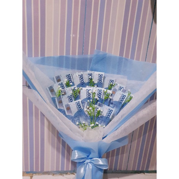 Bucket Uang 50 rb Asli
