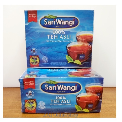 

Teh Sariwangi /Teh Asli /Teh Celup Isi 50 Kantong