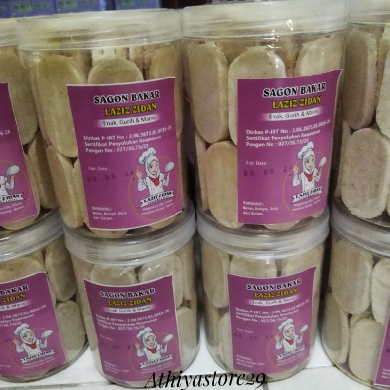 Sagon kelapa bakar  toples  535gram